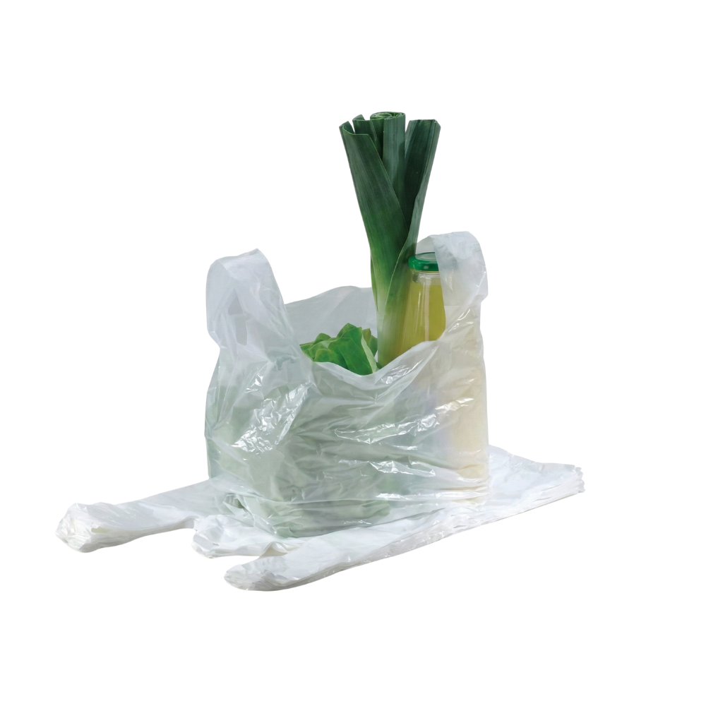 plastic draagtassen